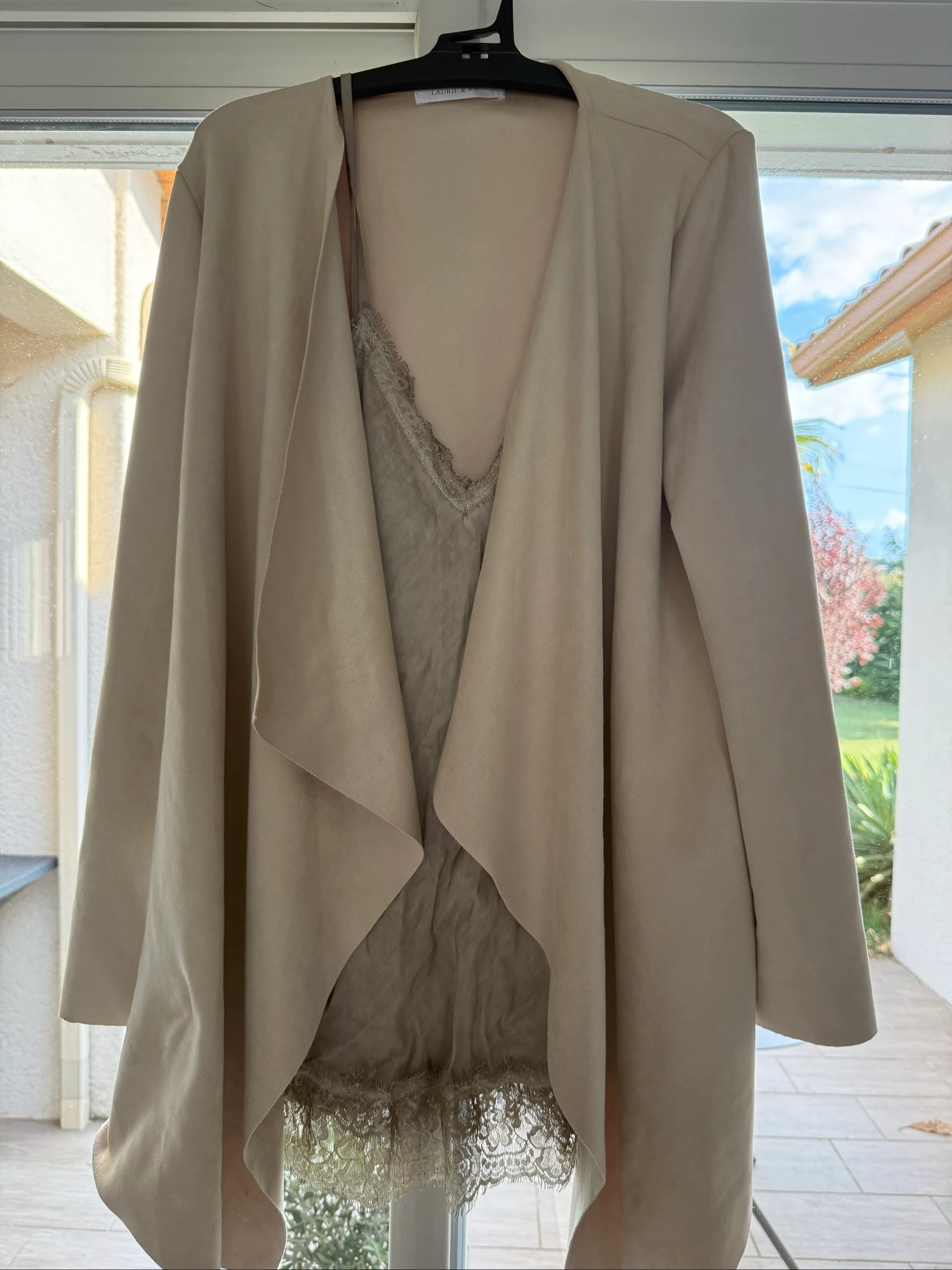 Conjunto Chic Suede Laurie & Joe + Blusa de renda – photo 3